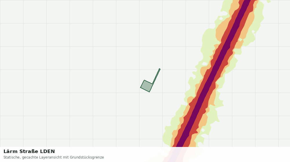 Statische Kartenansicht: Lärm Straße LDEN