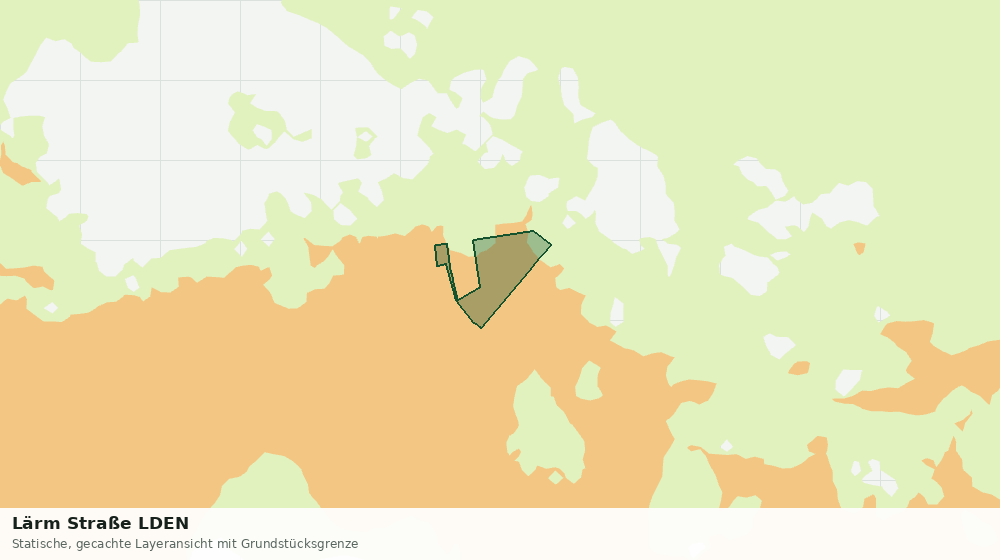 Statische Kartenansicht: Lärm Straße LDEN