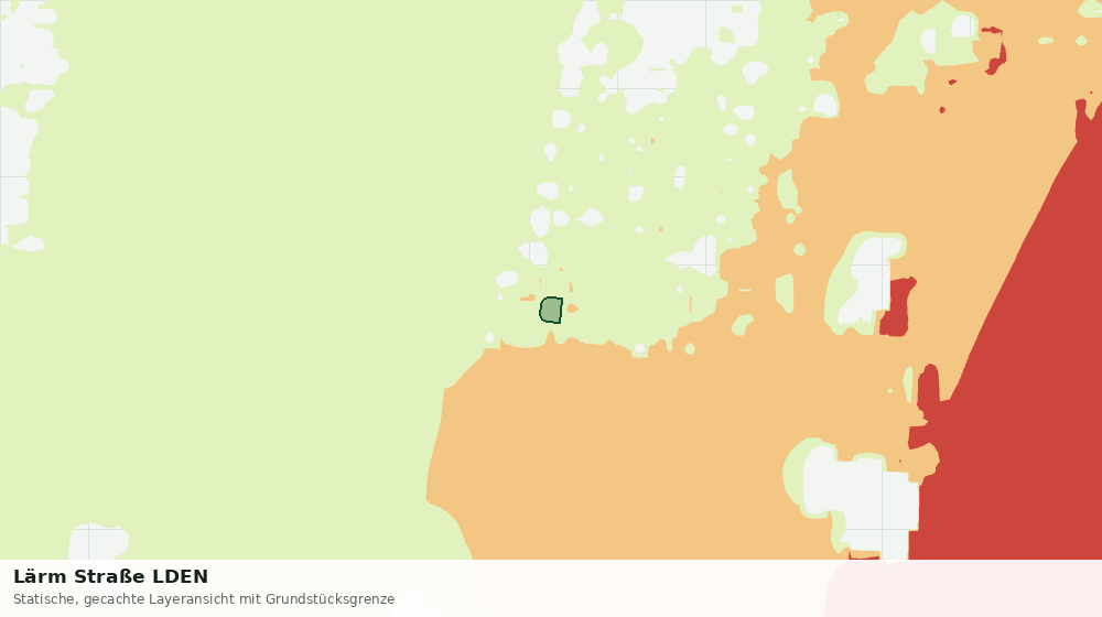 Statische Kartenansicht: Lärm Straße LDEN