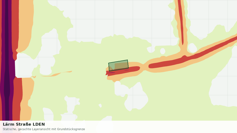 Statische Kartenansicht: Lärm Straße LDEN
