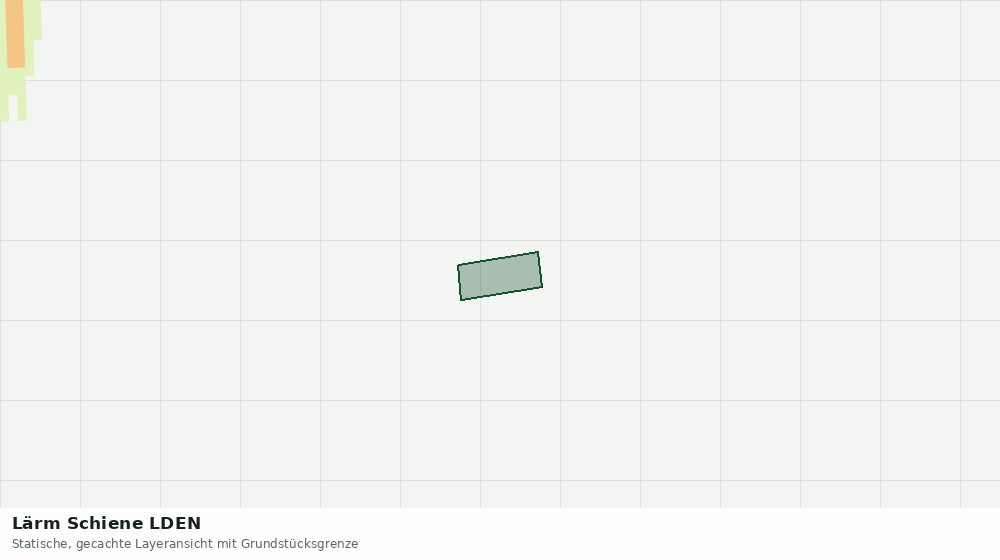 Statische Kartenansicht: Lärm Schiene LDEN
