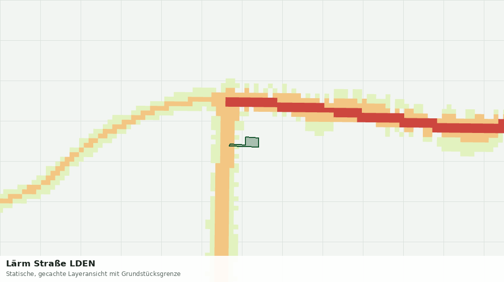 Statische Kartenansicht: Lärm Straße LDEN