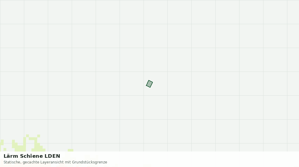Statische Kartenansicht: Lärm Schiene LDEN