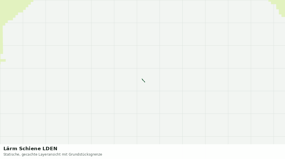 Statische Kartenansicht: Lärm Schiene LDEN