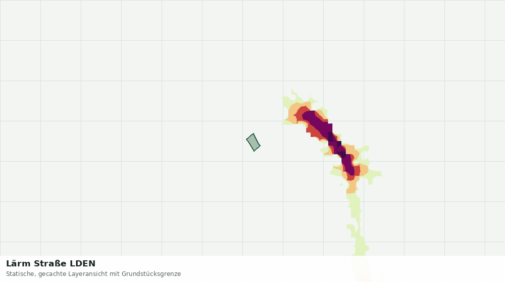 Statische Kartenansicht: Lärm Straße LDEN