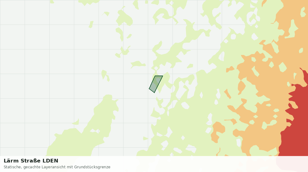Statische Kartenansicht: Lärm Straße LDEN