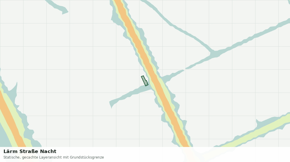 Statische Kartenansicht: Lärm Straße Nacht