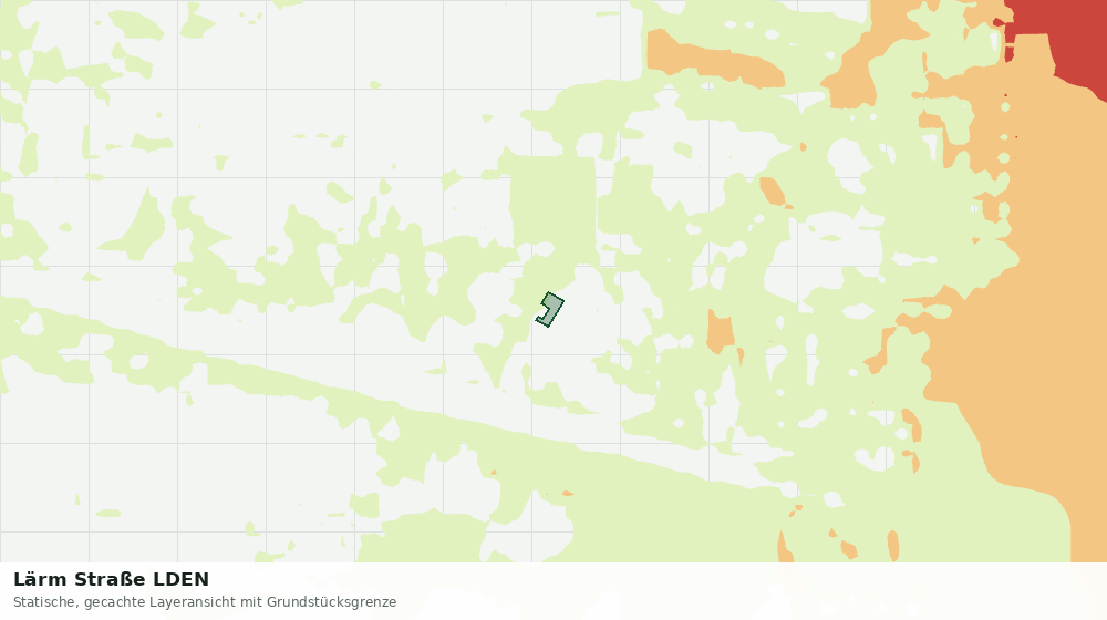 Statische Kartenansicht: Lärm Straße LDEN