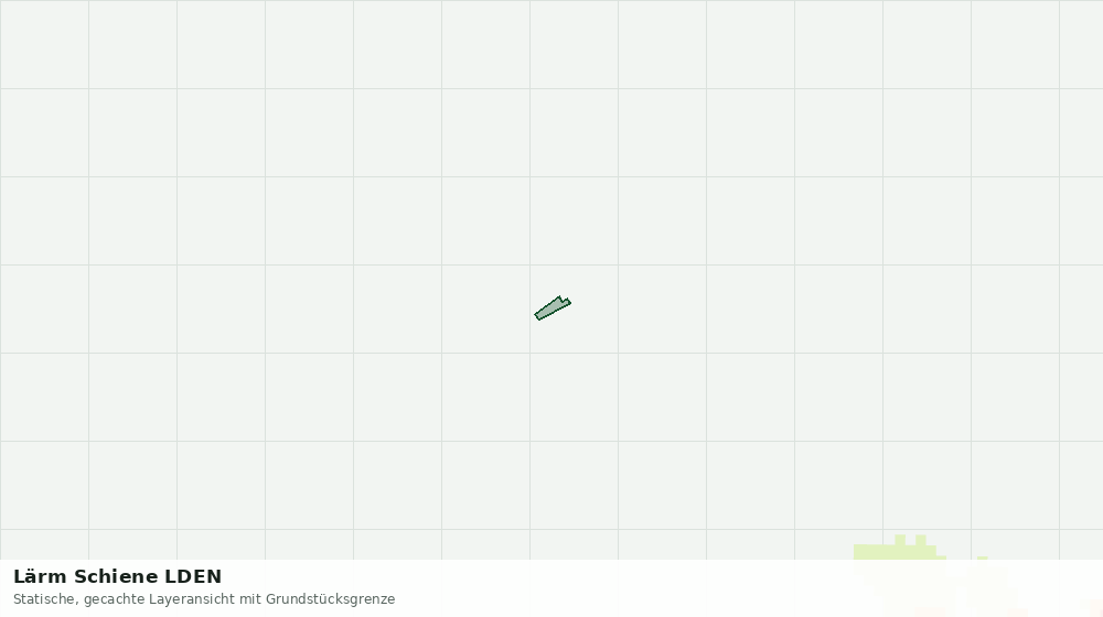 Statische Kartenansicht: Lärm Schiene LDEN