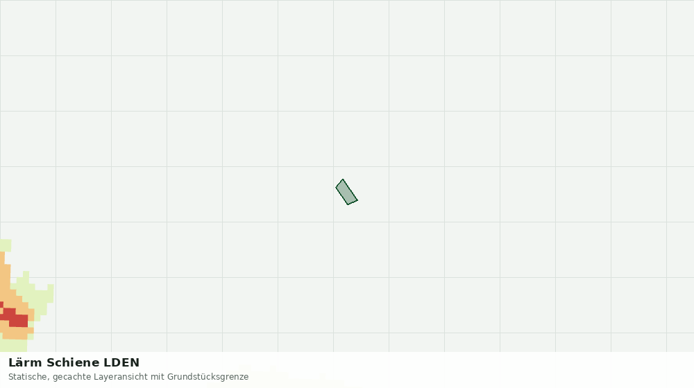 Statische Kartenansicht: Lärm Schiene LDEN