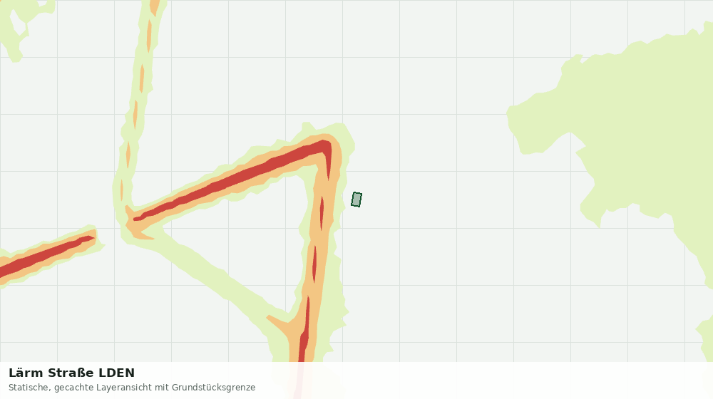 Statische Kartenansicht: Lärm Straße LDEN