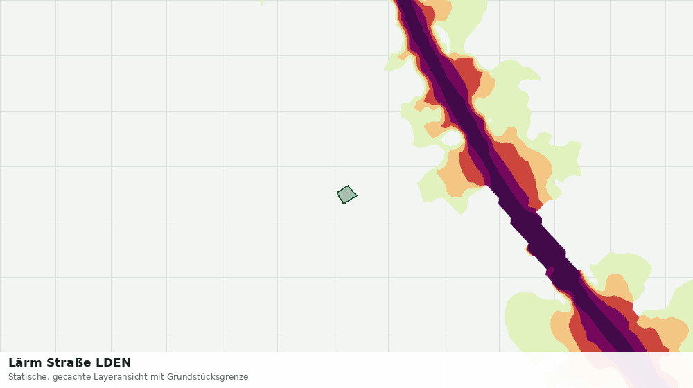Statische Kartenansicht: Lärm Straße LDEN