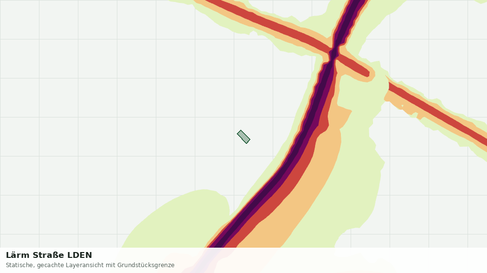 Statische Kartenansicht: Lärm Straße LDEN