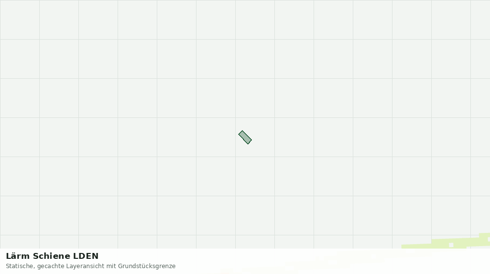 Statische Kartenansicht: Lärm Schiene LDEN