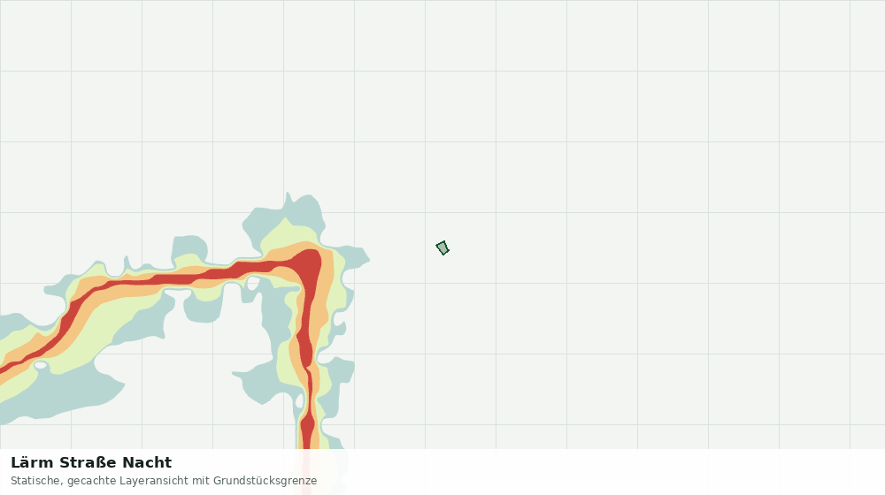 Statische Kartenansicht: Lärm Straße Nacht