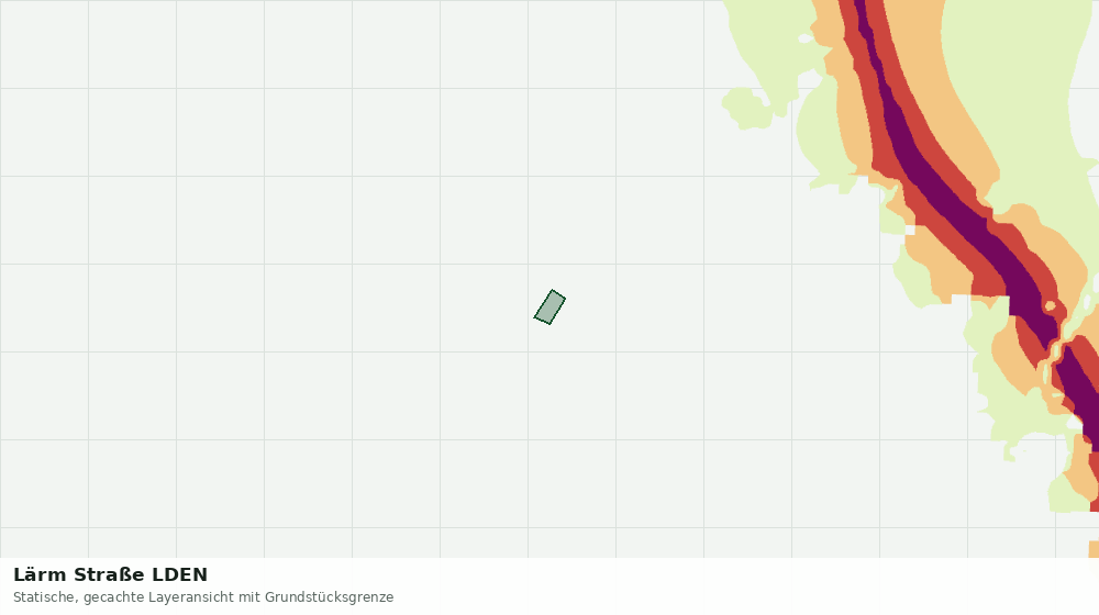 Statische Kartenansicht: Lärm Straße LDEN