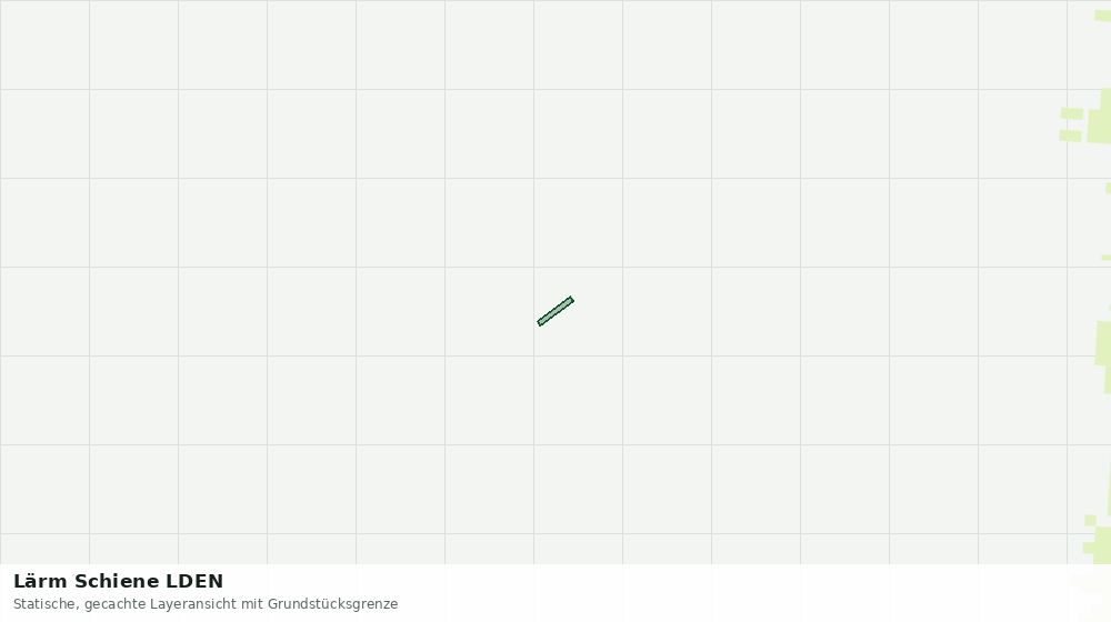 Statische Kartenansicht: Lärm Schiene LDEN