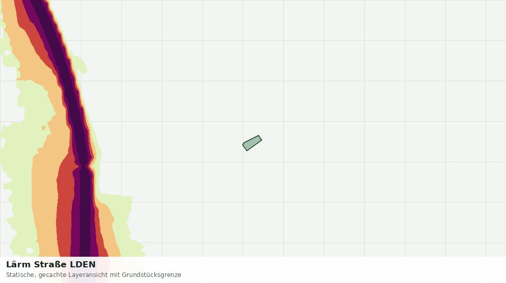 Statische Kartenansicht: Lärm Straße LDEN