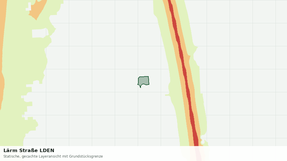 Statische Kartenansicht: Lärm Straße LDEN