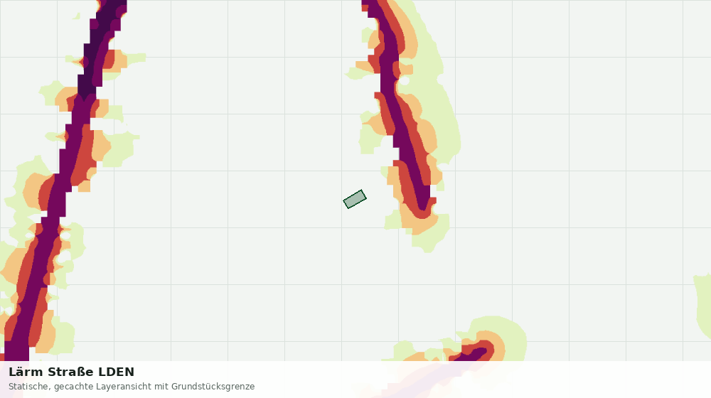 Statische Kartenansicht: Lärm Straße LDEN