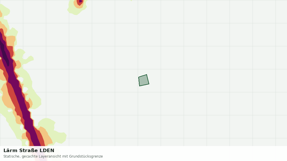 Statische Kartenansicht: Lärm Straße LDEN
