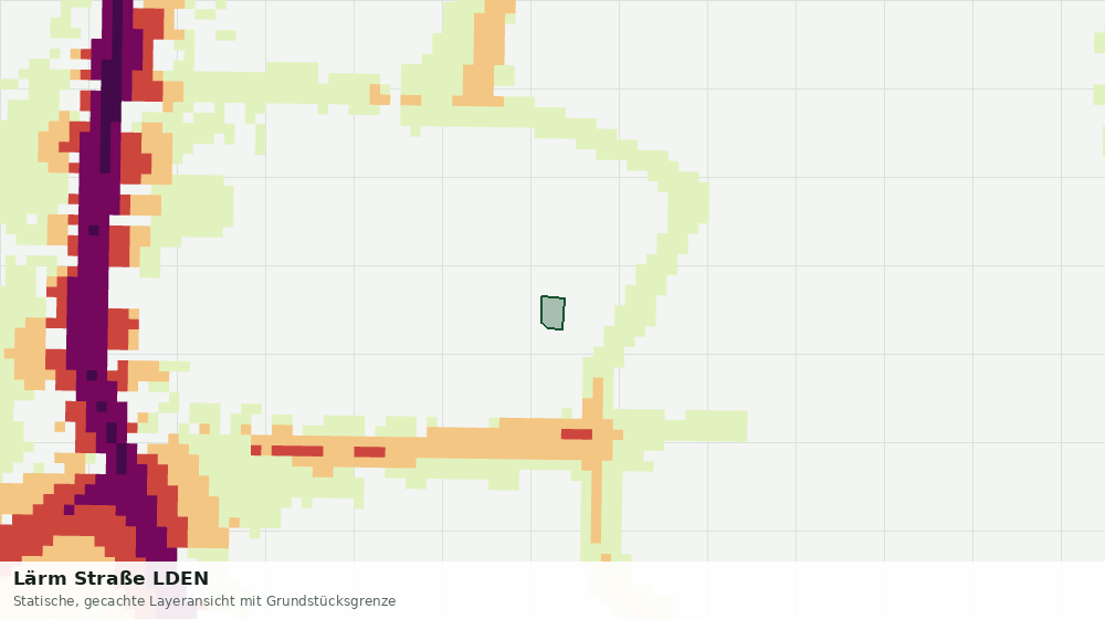 Statische Kartenansicht: Lärm Straße LDEN