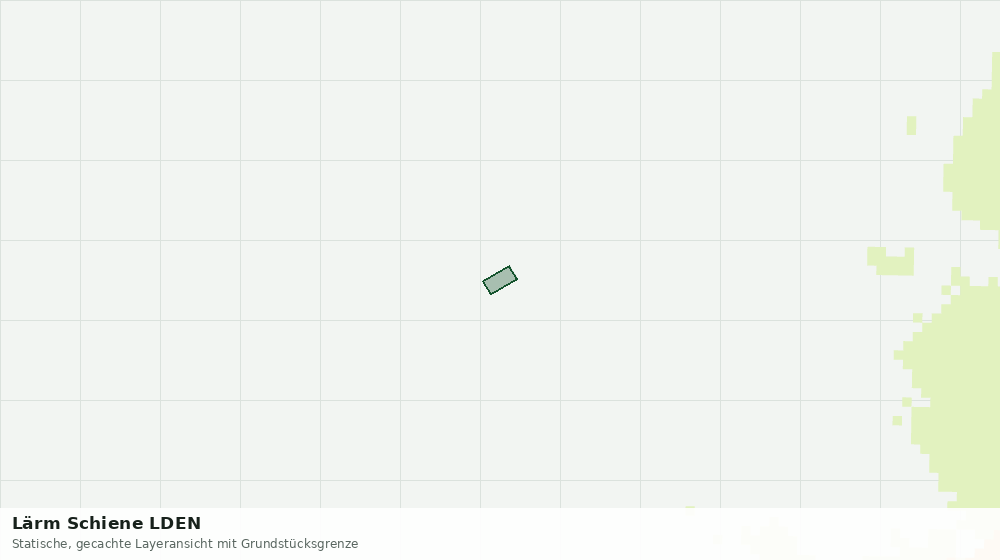 Statische Kartenansicht: Lärm Schiene LDEN