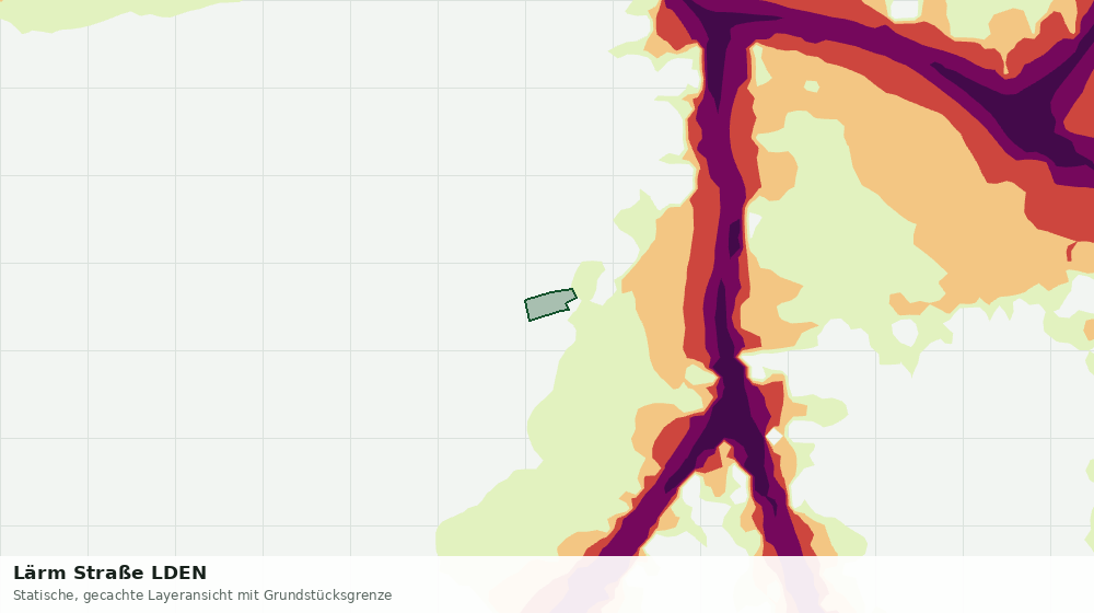 Statische Kartenansicht: Lärm Straße LDEN
