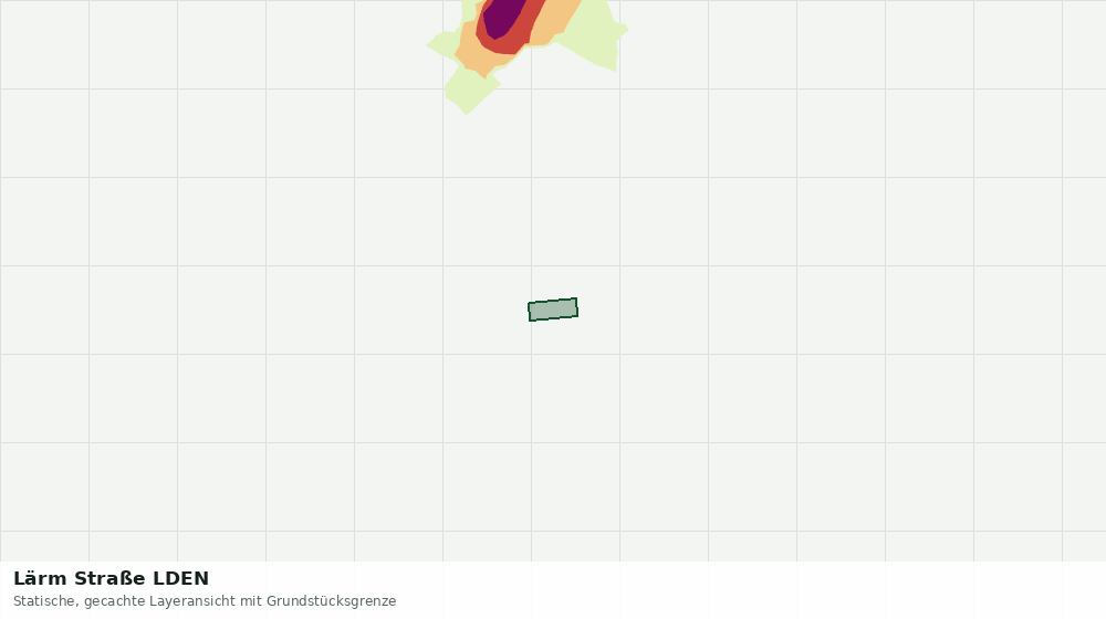 Statische Kartenansicht: Lärm Straße LDEN