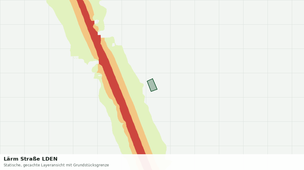 Statische Kartenansicht: Lärm Straße LDEN