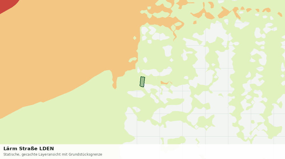 Statische Kartenansicht: Lärm Straße LDEN