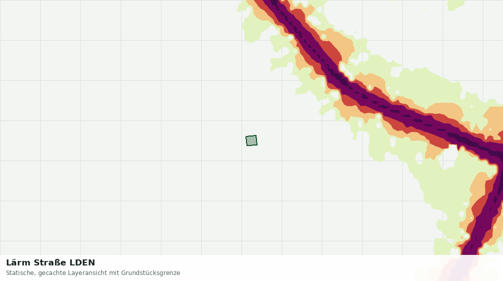 Statische Kartenansicht: Lärm Straße LDEN