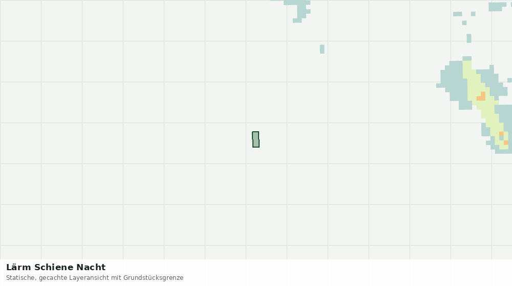 Statische Kartenansicht: Lärm Schiene Nacht
