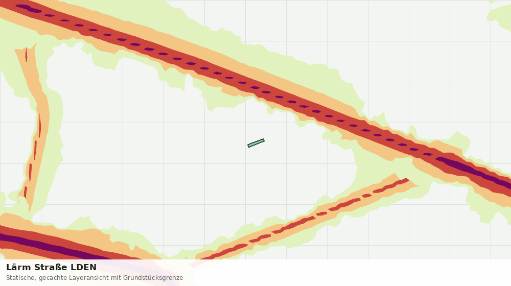 Statische Kartenansicht: Lärm Straße LDEN