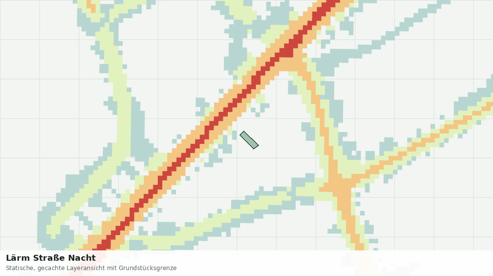 Statische Kartenansicht: Lärm Straße Nacht