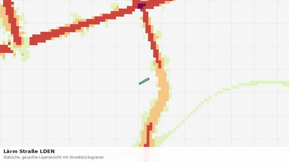 Statische Kartenansicht: Lärm Straße LDEN