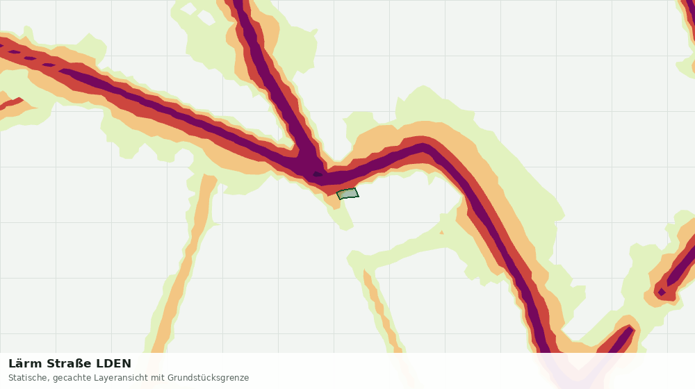 Statische Kartenansicht: Lärm Straße LDEN