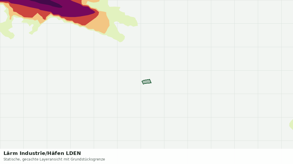 Statische Kartenansicht: Lärm Industrie/Häfen LDEN