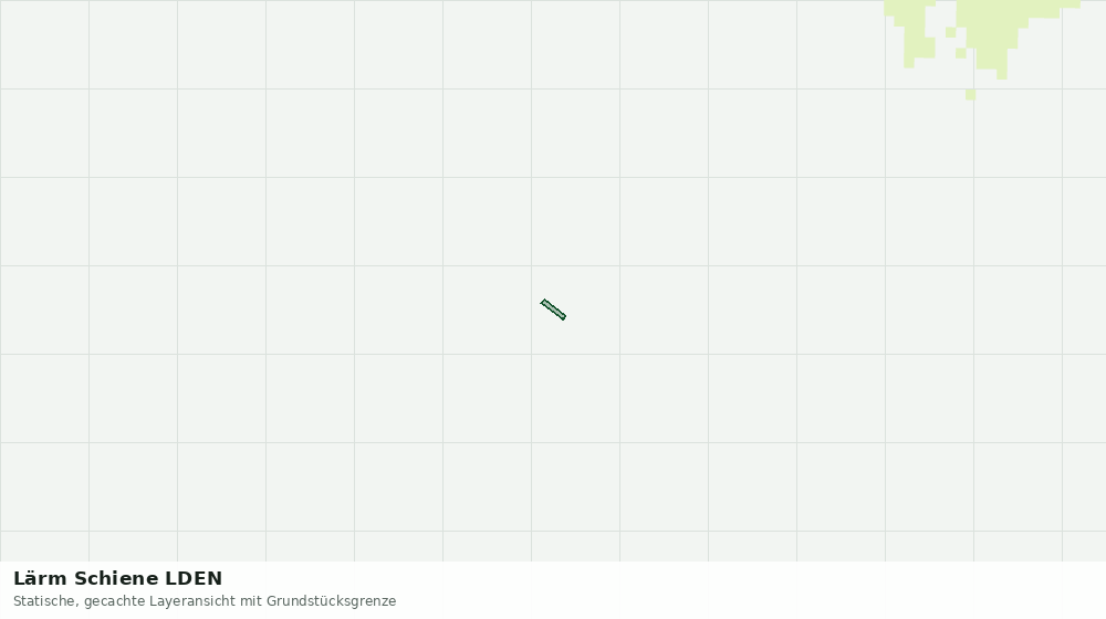 Statische Kartenansicht: Lärm Schiene LDEN