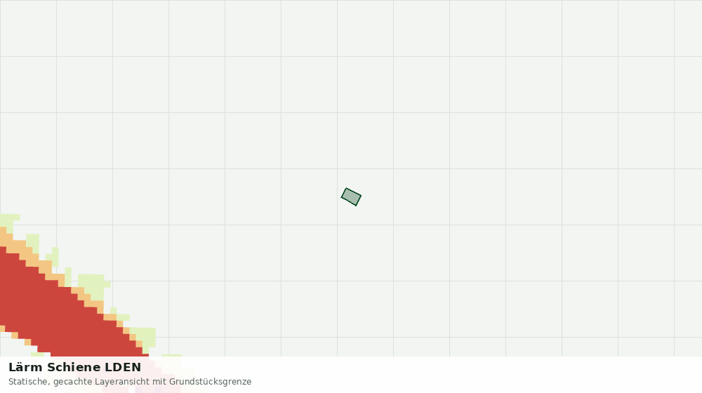 Statische Kartenansicht: Lärm Schiene LDEN