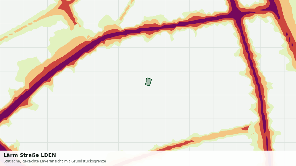 Statische Kartenansicht: Lärm Straße LDEN
