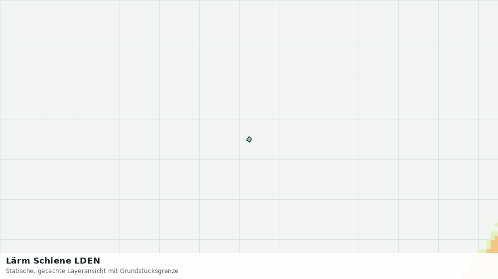Statische Kartenansicht: Lärm Schiene LDEN