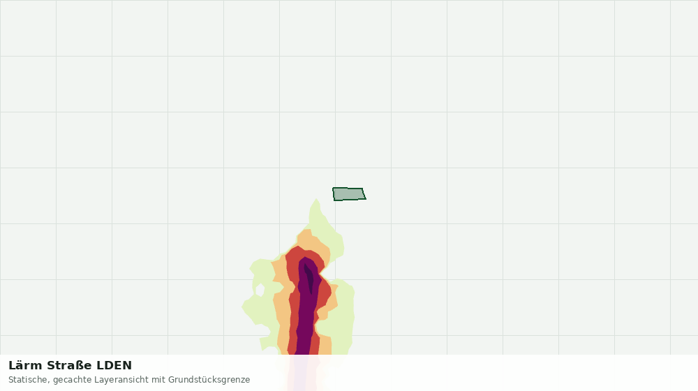 Statische Kartenansicht: Lärm Straße LDEN