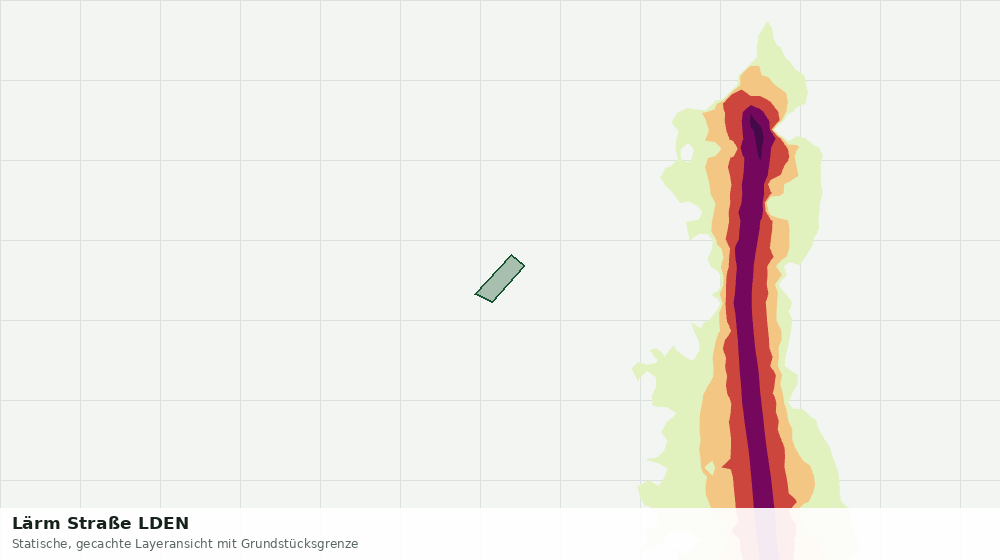 Statische Kartenansicht: Lärm Straße LDEN