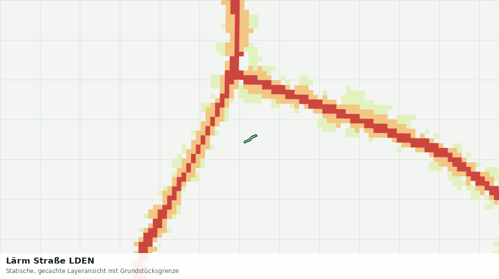 Statische Kartenansicht: Lärm Straße LDEN