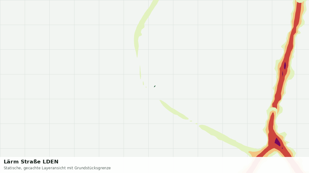 Statische Kartenansicht: Lärm Straße LDEN