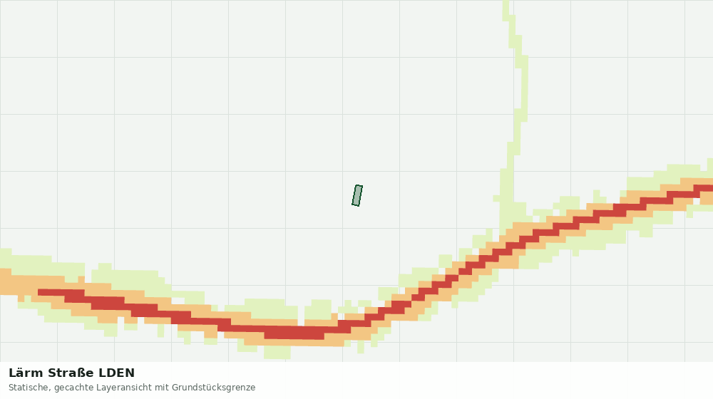 Statische Kartenansicht: Lärm Straße LDEN
