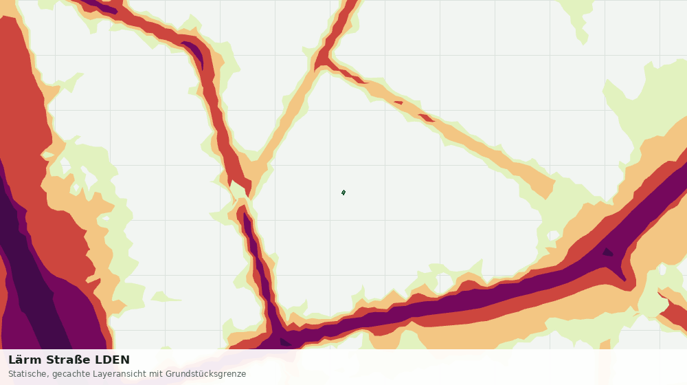 Statische Kartenansicht: Lärm Straße LDEN
