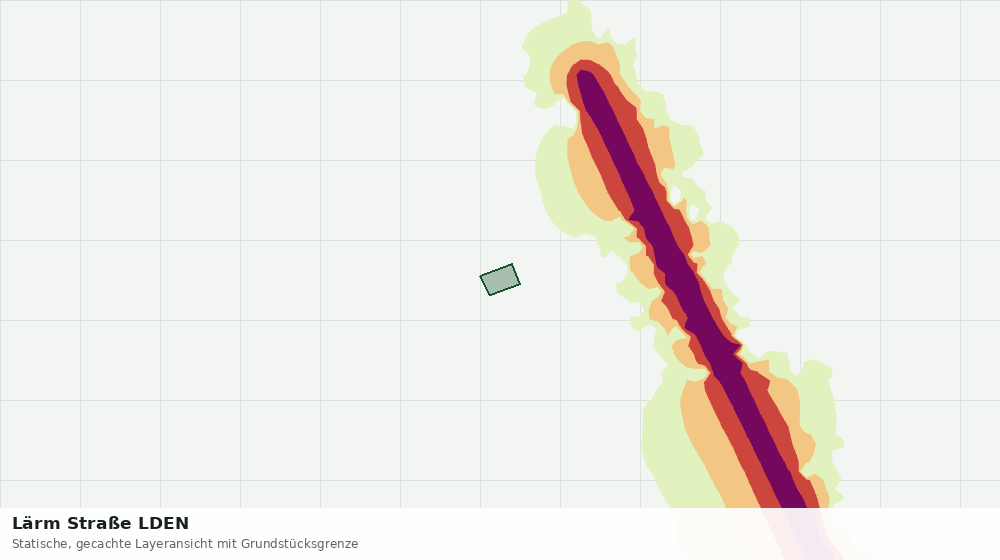 Statische Kartenansicht: Lärm Straße LDEN