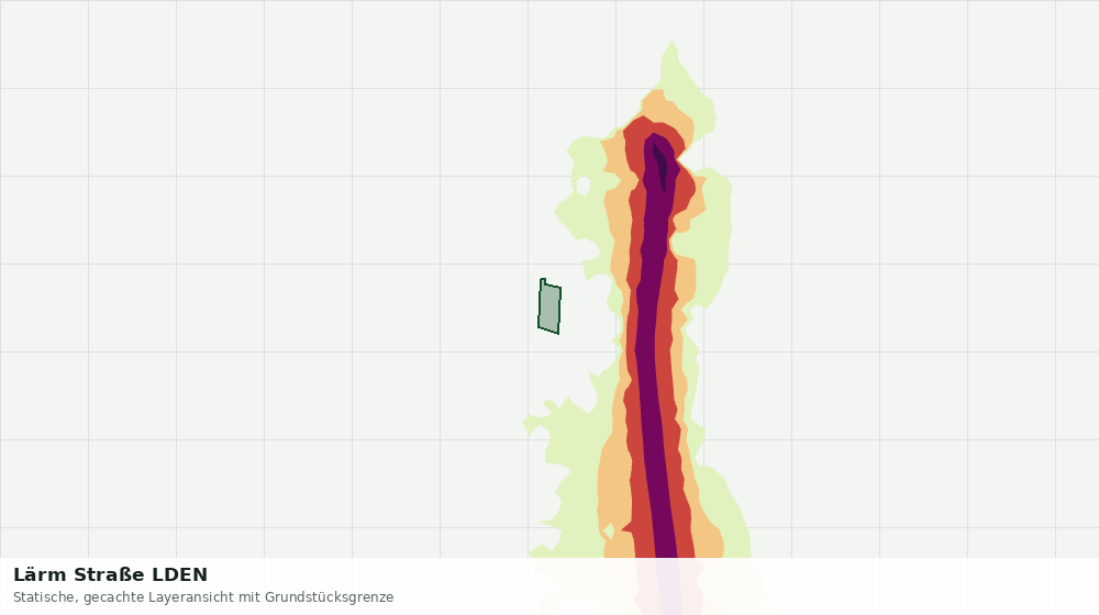 Statische Kartenansicht: Lärm Straße LDEN